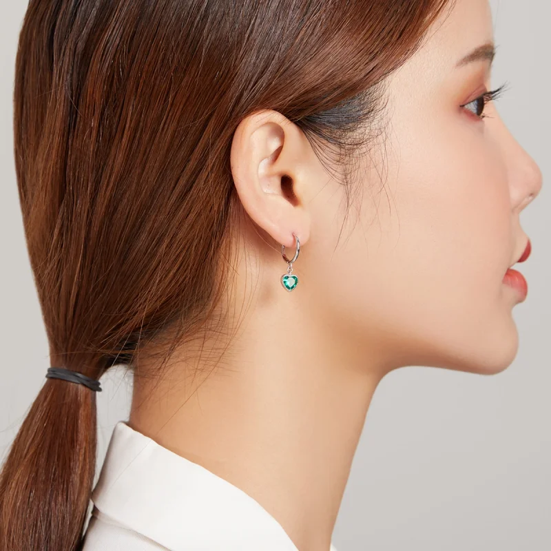 (afbeelding voor) Pandora Style De liefde van de slang en het groene hart Oorhangers - SCE1006 - Bekijken 6