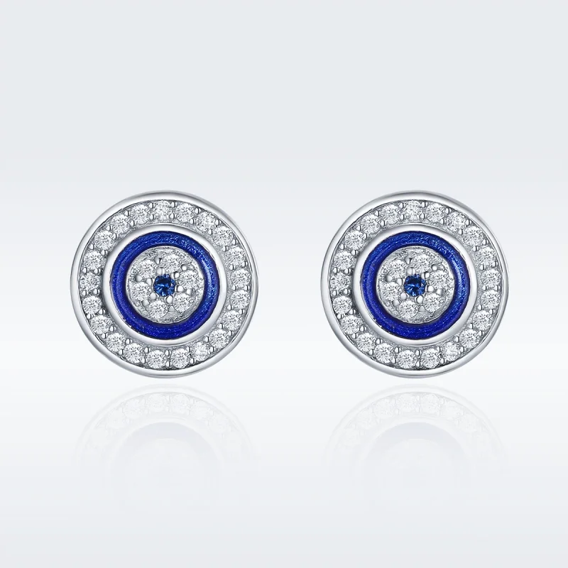 (afbeelding voor) Pandora Style Duivelsoog Oorknopjes - SCE148 - Bekijken 3