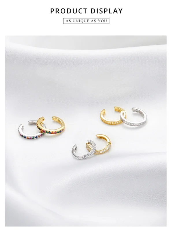 (afbeelding voor) Pandora Style Eenvoudig Oorclip - SCE996-B - Bekijken 2