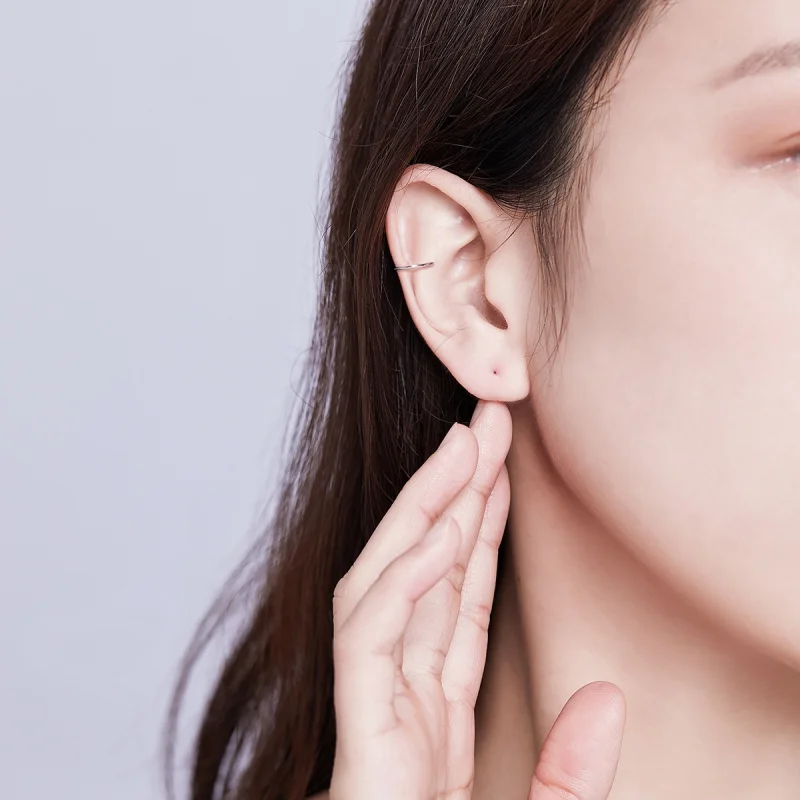 (afbeelding voor) Pandora Style Eenvoudig Oorringen - SCE647 - Bekijken 6