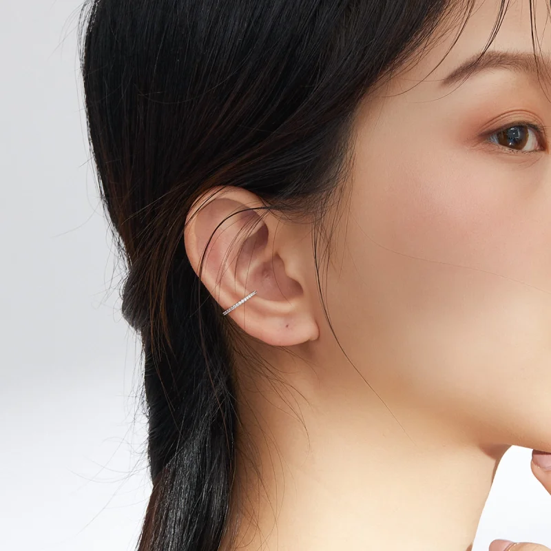 (afbeelding voor) Pandora Style Eenvoudig Oorringen - SCE842 - Bekijken 5