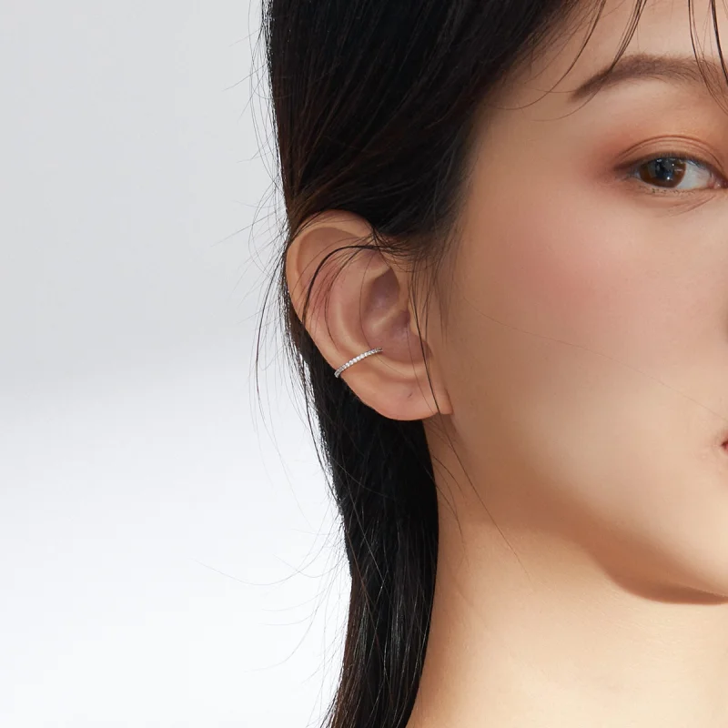 (afbeelding voor) Pandora Style Eenvoudig Oorringen - SCE842 - Bekijken 7