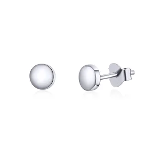 (afbeelding voor) Pandora Style Eenvoudige Boon Oorknopjes - SCE705-A