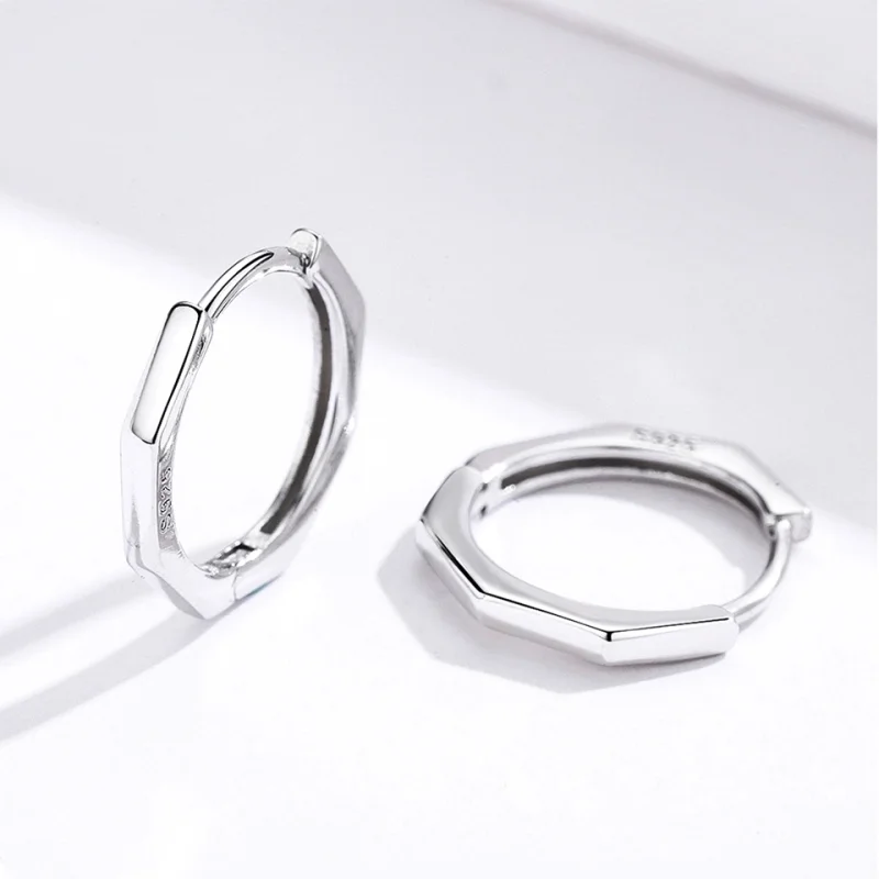 (afbeelding voor) Pandora Style Eenvoudige oorbellen Oorringen - SCE622 - Bekijken 2