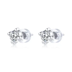 (afbeelding voor) Pandora Style Eenvoudige zirkoon Oorknopjes - SCE974