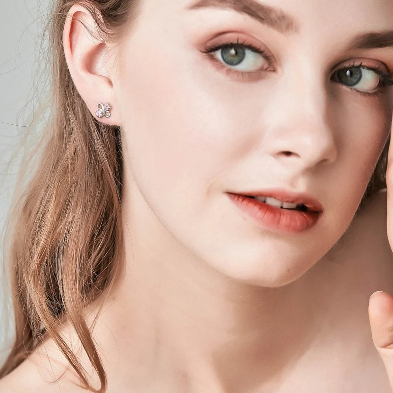 (afbeelding voor) Pandora Style Eindeloze liefde Oorknopjes - SCE455 - Bekijken 4