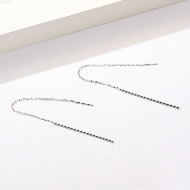 (afbeelding voor) Pandora Style Elegante lijn Oorhangers - SCE490 - Bekijken 5