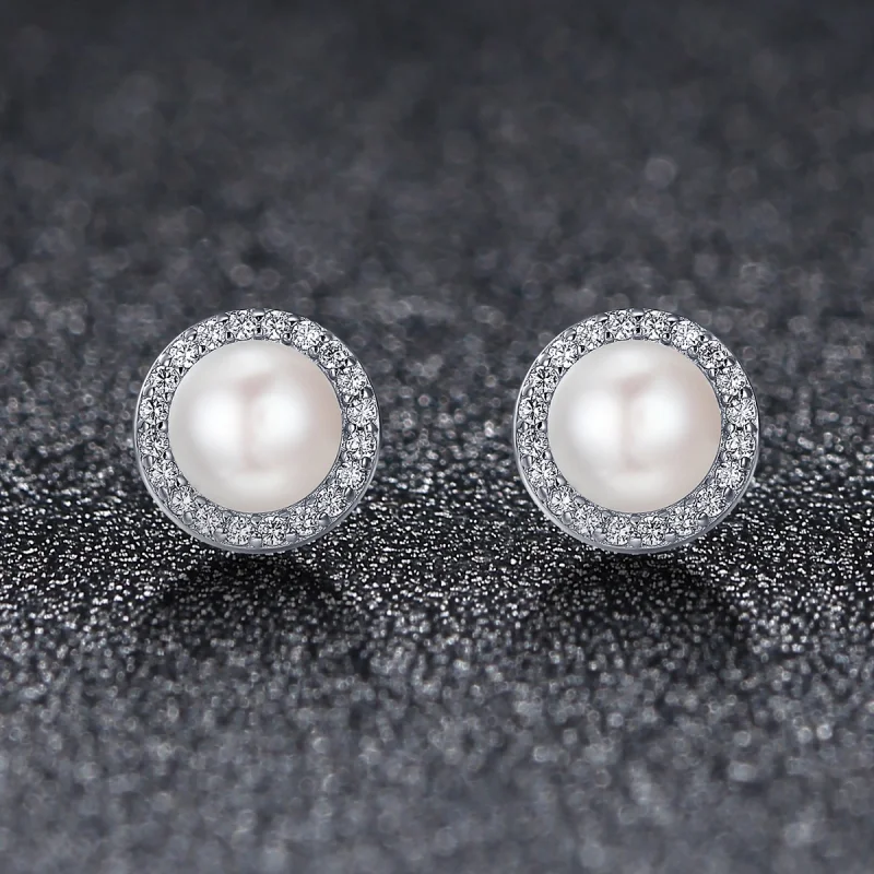 (afbeelding voor) Pandora Style Elegante monoloog Oorknopjes - SCE122 - Bekijken 4