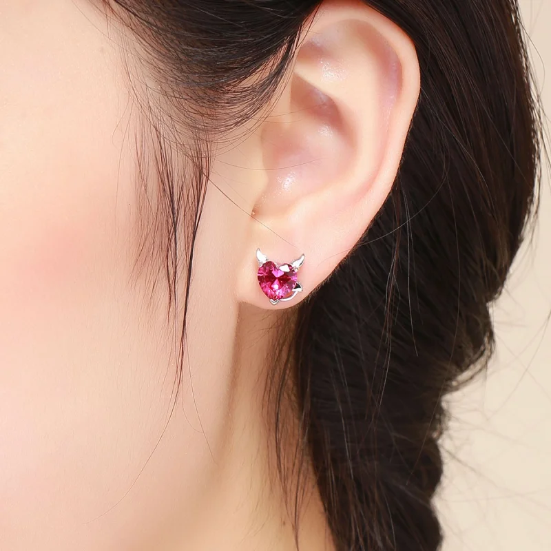 (afbeelding voor) Pandora Style engel en duivel Oorknopjes - SCE414 - Bekijken 7