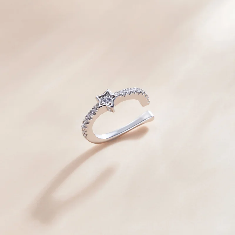 (afbeelding voor) Pandora Style Enkele oorclip Oorclip - SCE1024 - Bekijken 3