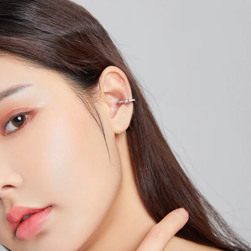 (afbeelding voor) Pandora Style Enkele oorclip Oorclip - SCE1024 - Bekijken 6