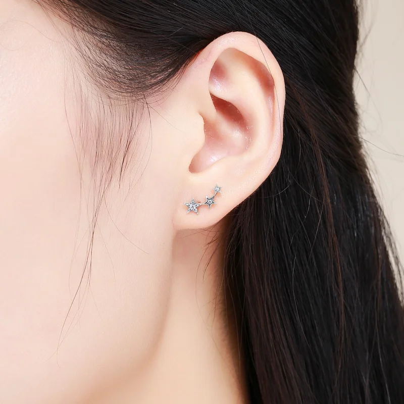 (afbeelding voor) Pandora Style Geheimen van sterren Oorknopjes - SCE175 - Bekijken 7