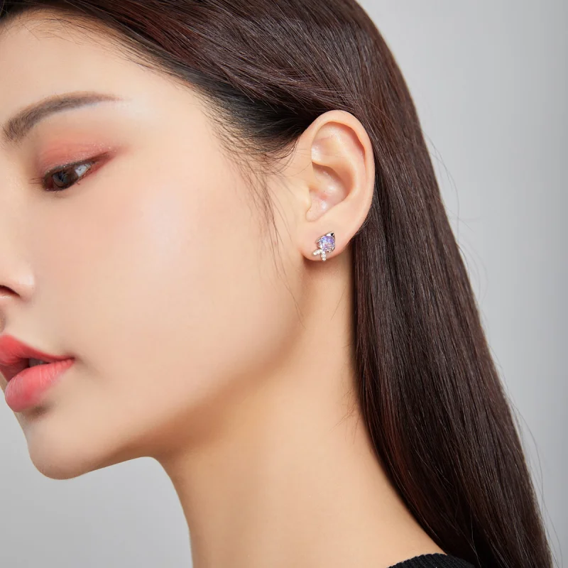 (afbeelding voor) Pandora Style Gelukkige kleine vis Oorknopjes - SCE1028 - Bekijken 6