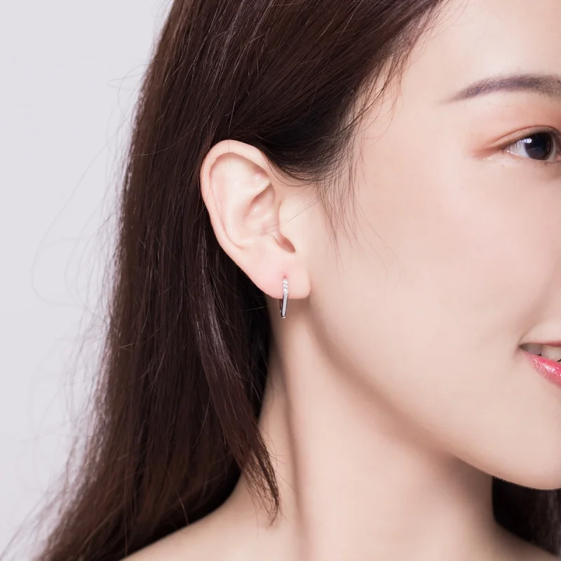 (afbeelding voor) Pandora Style Geometrie Oorringen - BSE162 - Bekijken 7