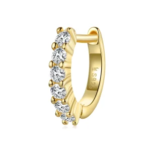 (afbeelding voor) Pandora Style Glanzend wit Oorringen - SCE1103