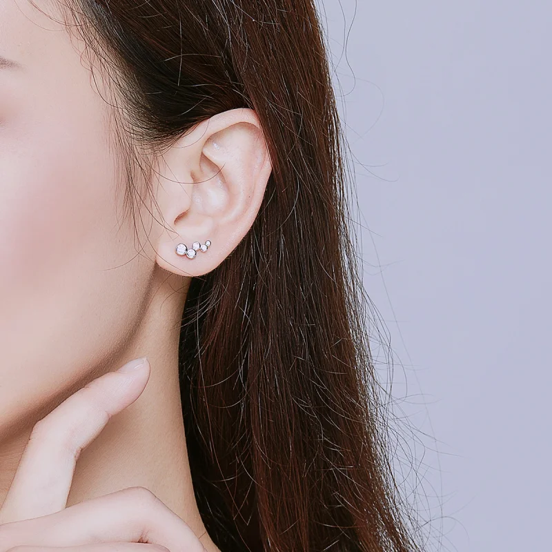 (afbeelding voor) Pandora Style Glanzende elegantie Oorknopjes - BSE235 - Bekijken 5