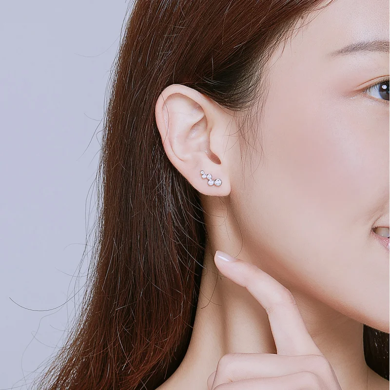 (afbeelding voor) Pandora Style Glanzende elegantie Oorknopjes - BSE235 - Bekijken 7