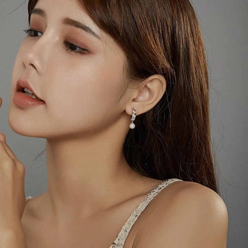 (afbeelding voor) Pandora Style Glanzende Tarwe Oorhangers - BSE446 - Bekijken 7