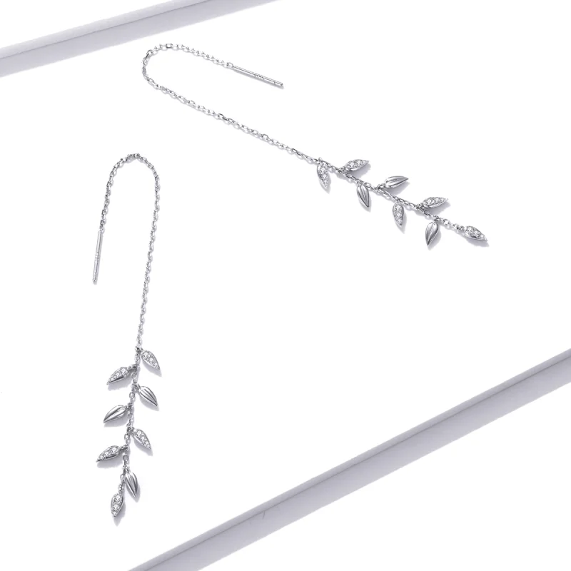 (afbeelding voor) Pandora Style Glanzende Tarwe Oorhangers - BSE447 - Bekijken 3