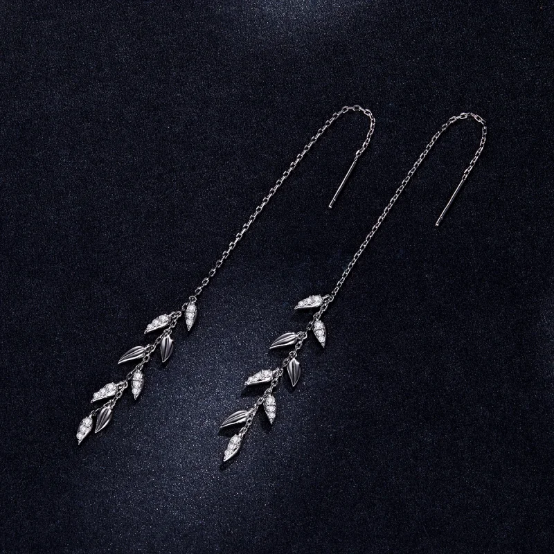 (afbeelding voor) Pandora Style Glanzende Tarwe Oorhangers - BSE447 - Bekijken 5