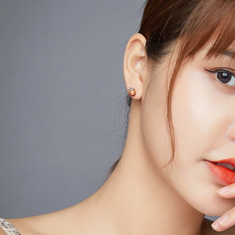 (afbeelding voor) Pandora Style Glanzende Vrucht van de Eiken Boom Oorknopjes - SCE935 - Bekijken 7