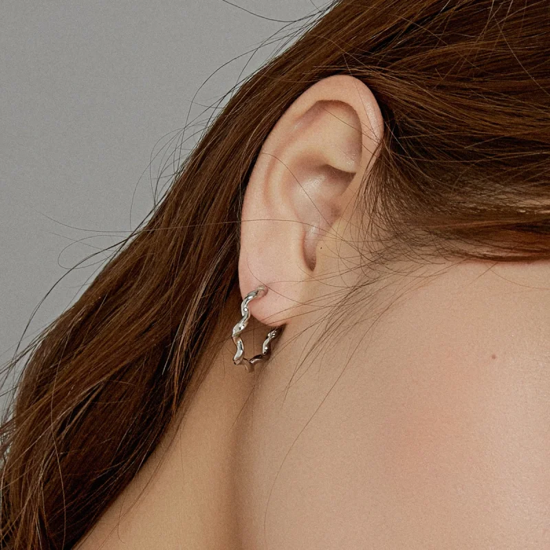 (afbeelding voor) Pandora Style Golf Oorringen - SCE976 - Bekijken 6