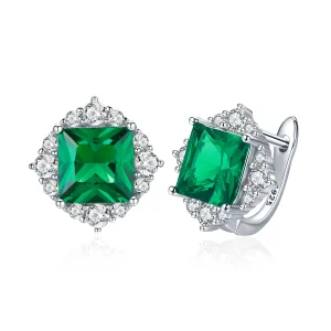 Pandora Style Groene Aurora Oorknopjes - SCE540 (afbeelding voor) Pandora Style Groene Aurora Oorknopjes - SCE540