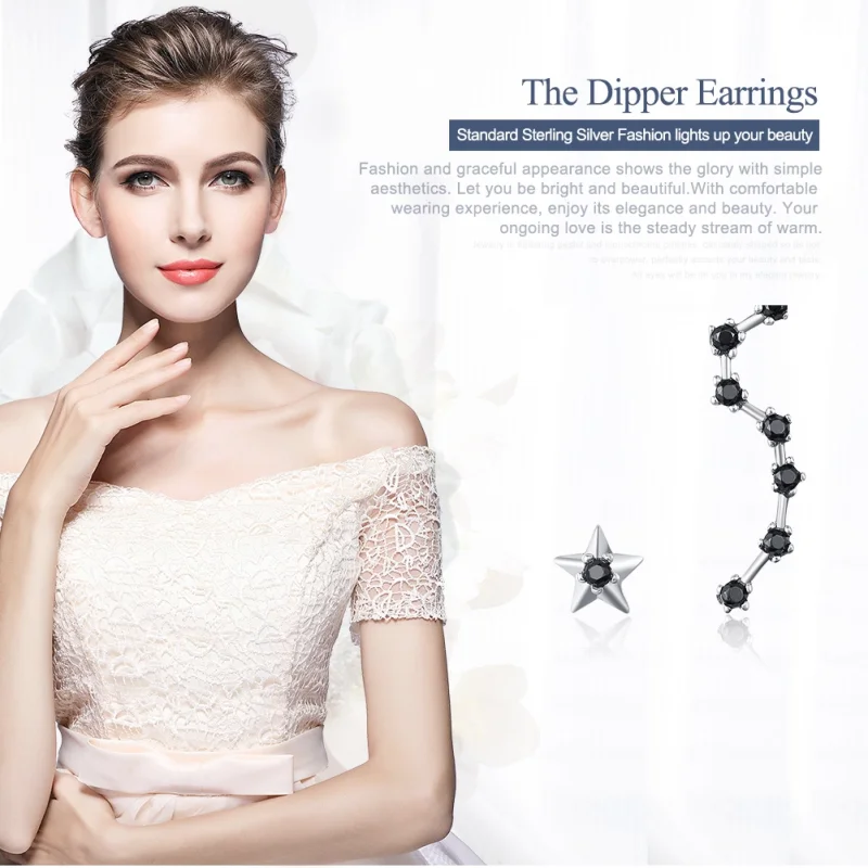 (afbeelding voor) Pandora Style Grote Beer Oorknopjes - SCE166 - Bekijken 2