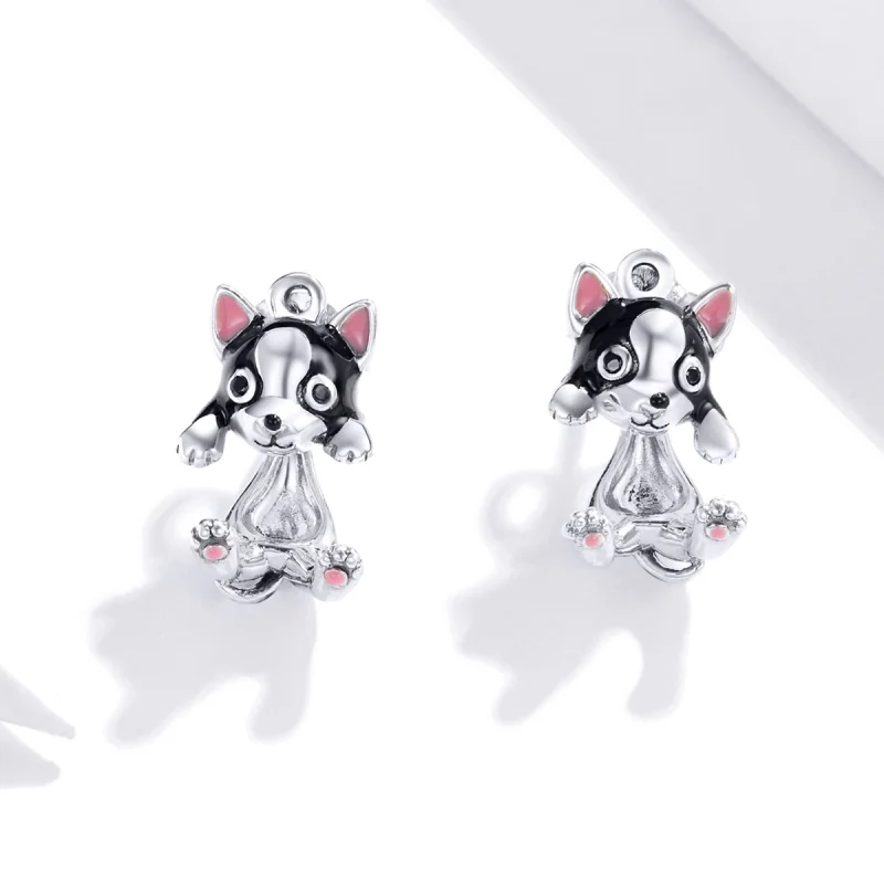(afbeelding voor) Pandora Style Hond Oorknopjes - SCE978 - Bekijken 2