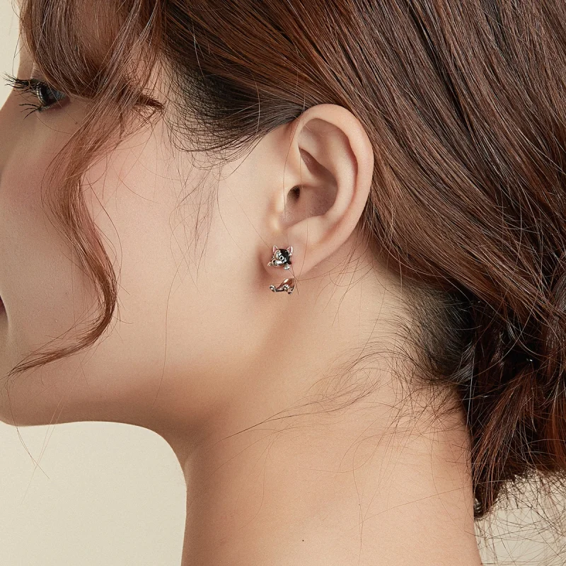 (afbeelding voor) Pandora Style Hond Oorknopjes - SCE978 - Bekijken 6