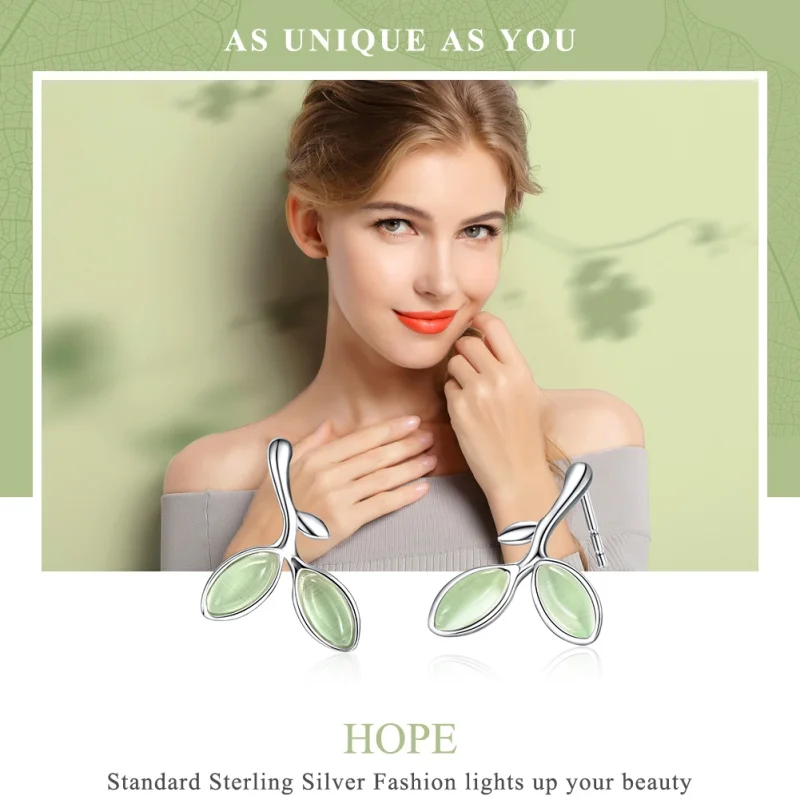 (afbeelding voor) Pandora Style Hoop Oorknopjes - SCE465 - Bekijken 2