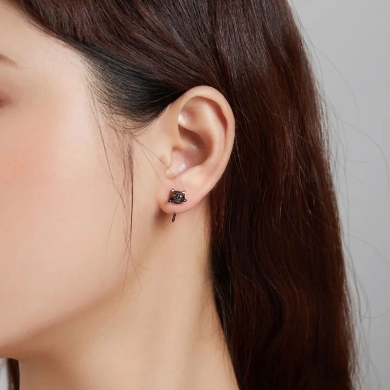 (afbeelding voor) Pandora Style Kat Oorknopjes - SCE1125 - Bekijken 5