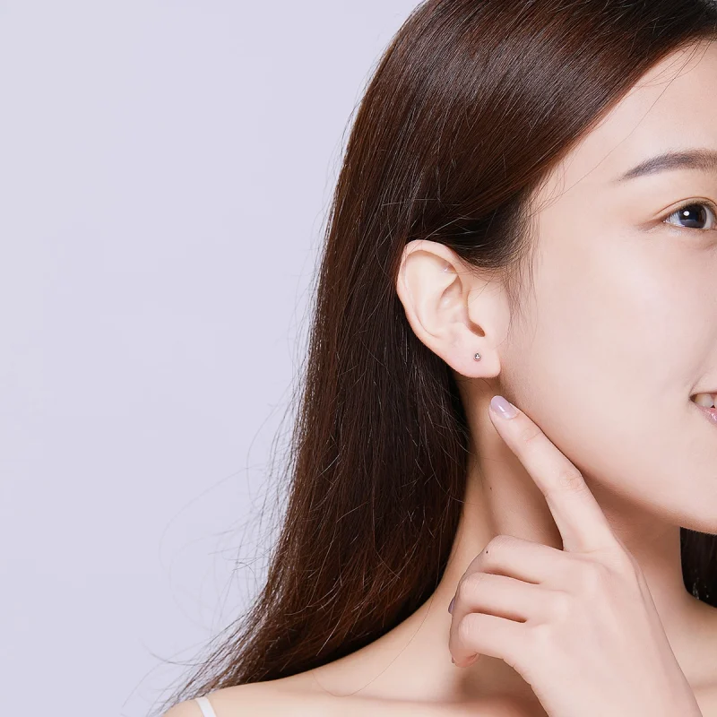 (afbeelding voor) Pandora Style kleine bal Oorknopjes - SCE581 - Bekijken 7