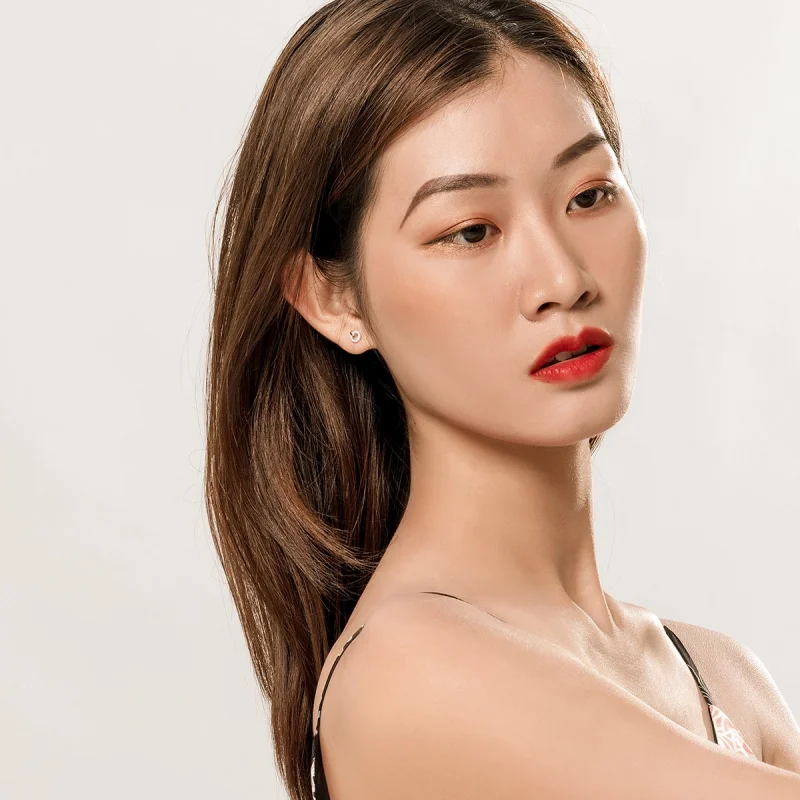 (afbeelding voor) Pandora Style kleine cirkel Oorknopjes - SCE767 - Bekijken 7