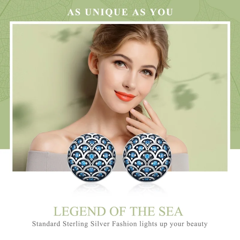 (afbeelding voor) Pandora Style Legende van de zee Oorknopjes - SCE239 - Bekijken 2