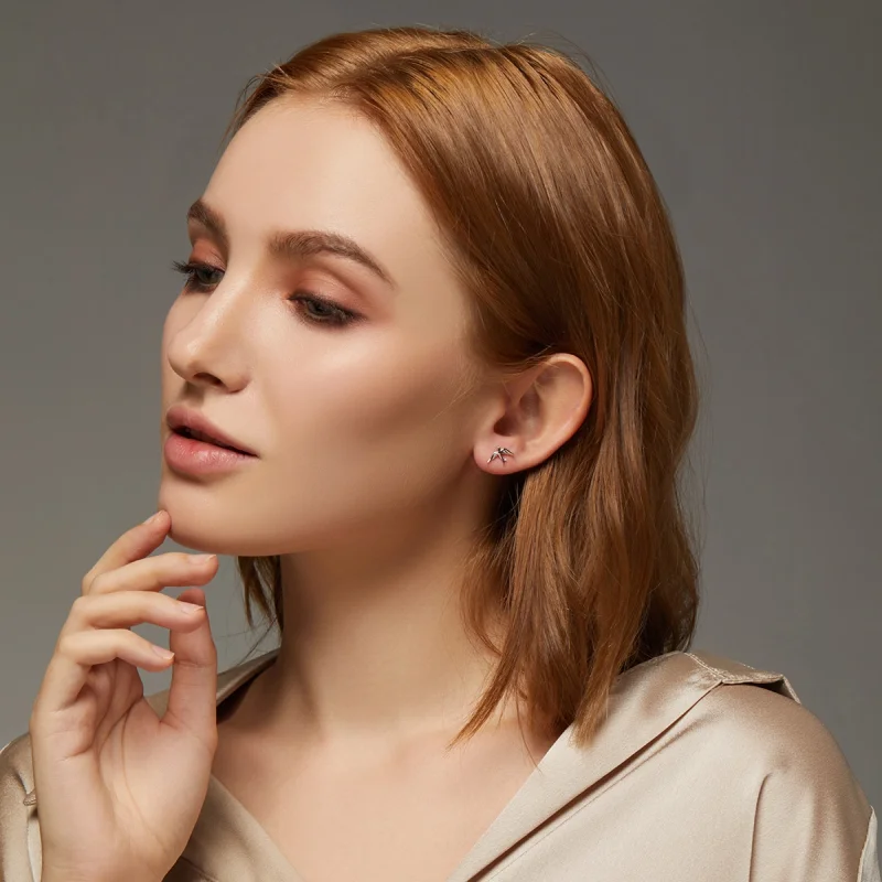 (afbeelding voor) Pandora Style Lentezwaluw Oorknopjes - BSE302 - Bekijken 8