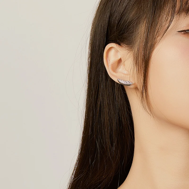 (afbeelding voor) Pandora Style Licht als een veer Oorknopjes - SCE865 - Bekijken 7