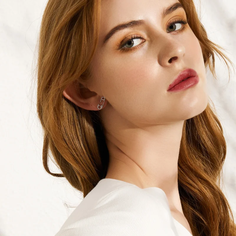 (afbeelding voor) Pandora Style liefdesspeld Oorknopjes - BSE284 - Bekijken 3