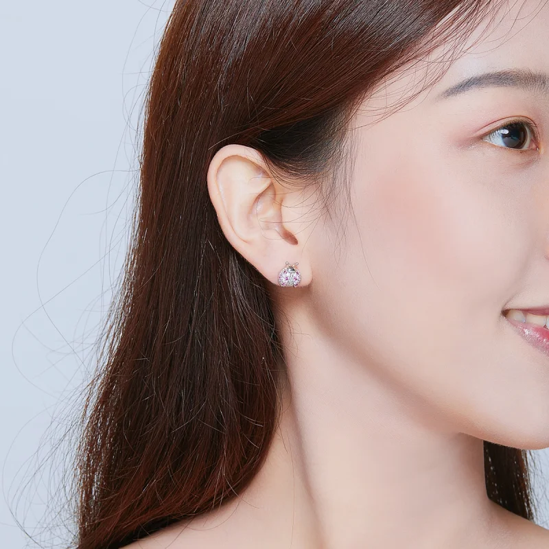 (afbeelding voor) Pandora Style Lieveheersbeestje Oorknopjes - SCE715 - Bekijken 7