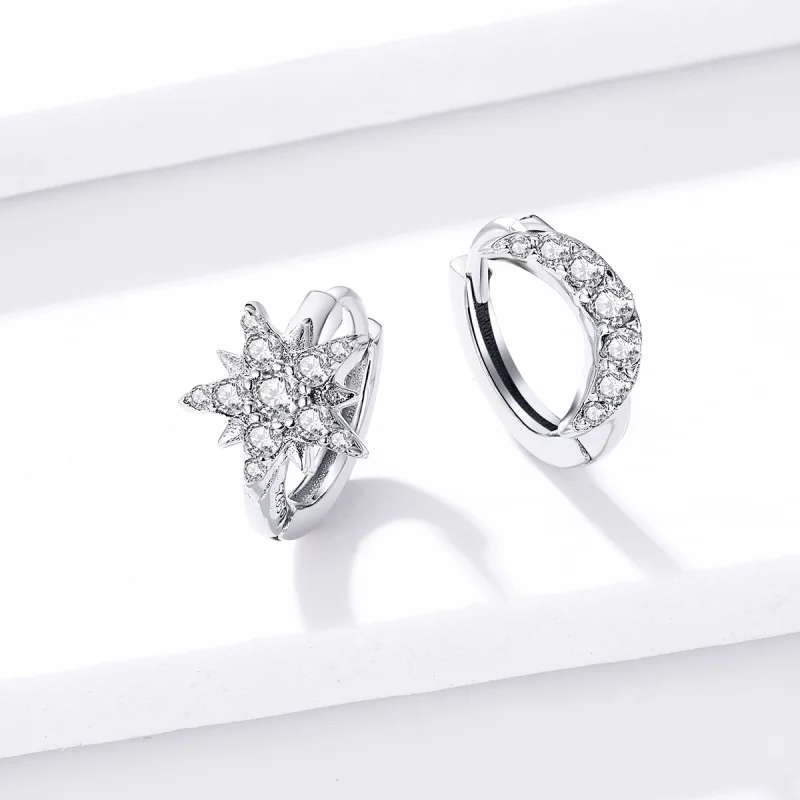 (afbeelding voor) Pandora Style Maan ster Oorringen - BSE289 - Bekijken 4