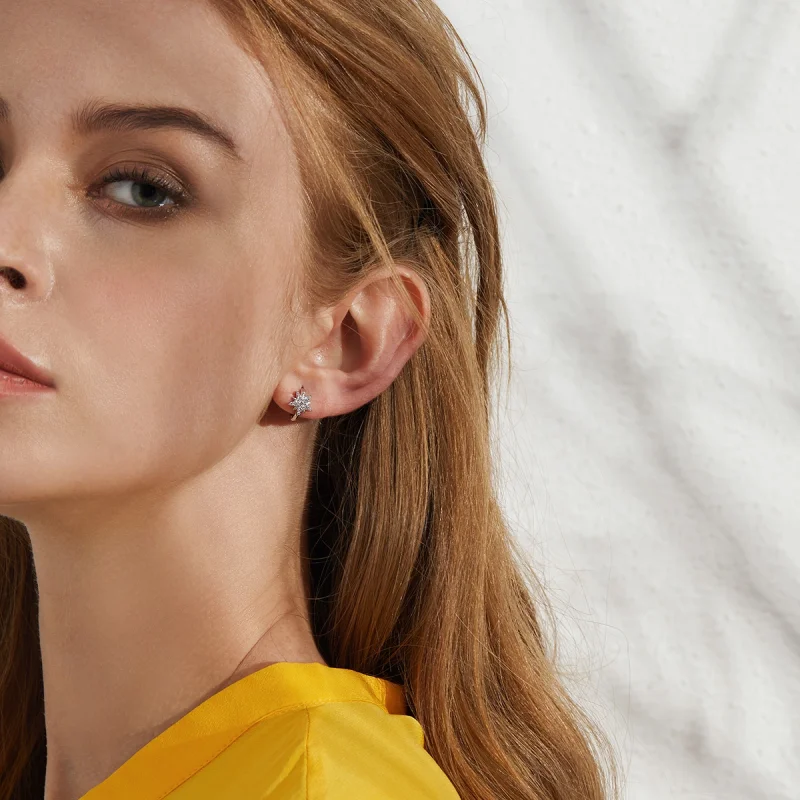 (afbeelding voor) Pandora Style Maan ster Oorringen - BSE289 - Bekijken 10