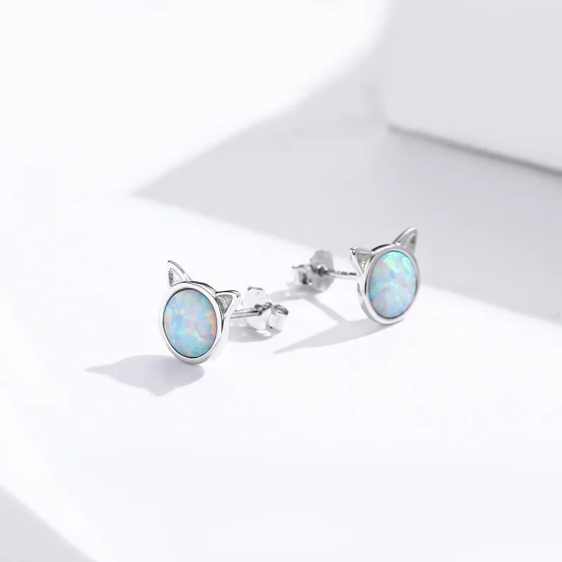 (afbeelding voor) Pandora Style Miauw ster Oorknopjes - SCE538-Q - Bekijken 5