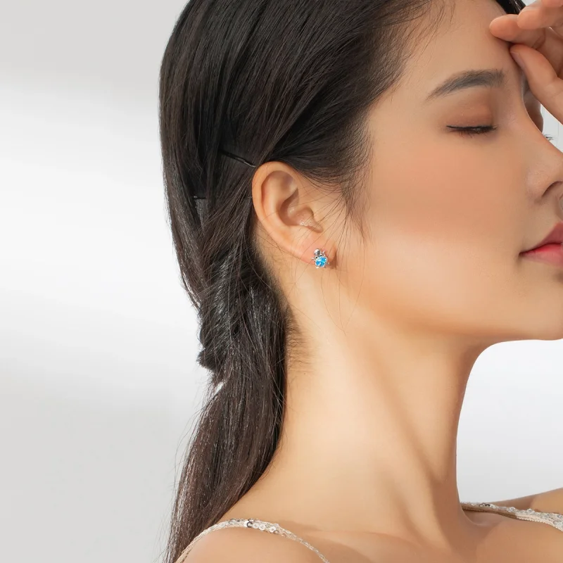 (afbeelding voor) Pandora Style Mooie Octopus Oorknopjes - SCE881 - Bekijken 7