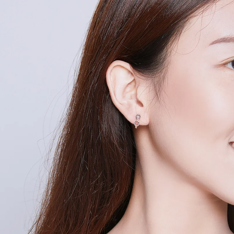 (afbeelding voor) Pandora Style Oneindige liefde Oorringen - SCE743 - Bekijken 5