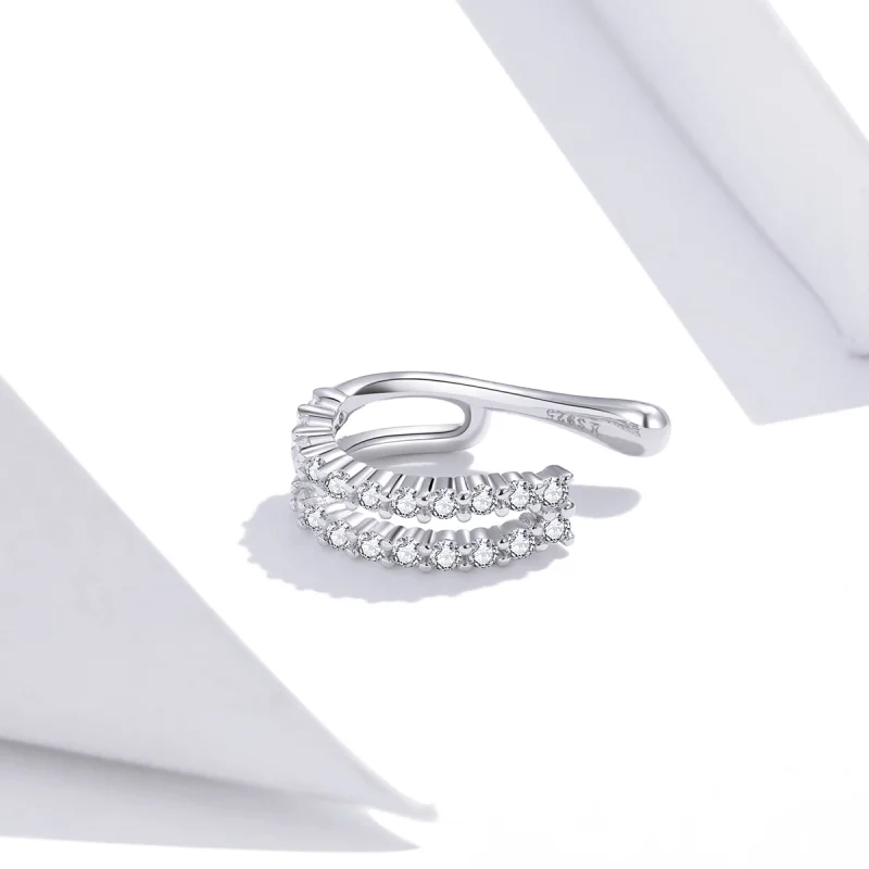 (afbeelding voor) Pandora Style oogverblindend Oorclip - SCE904 - Bekijken 4