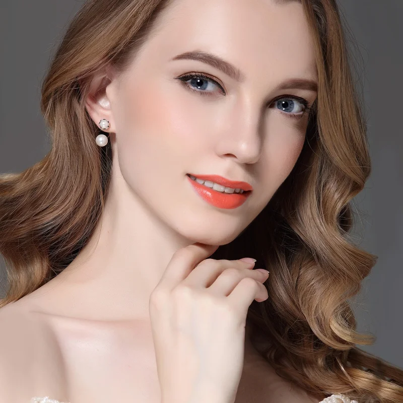 (afbeelding voor) Pandora Style Parel Oorknopjes - SCE002 - Bekijken 2