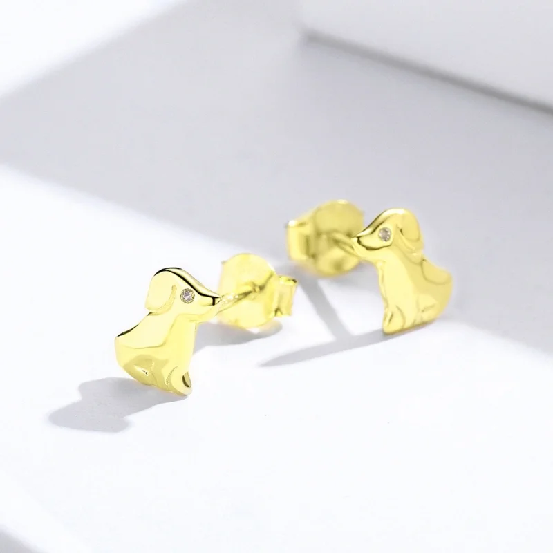 (afbeelding voor) Pandora Style puppy Oorknopjes - SCE584-C - Bekijken 2
