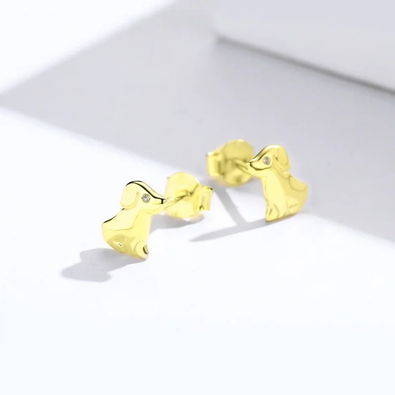(afbeelding voor) Pandora Style puppy Oorknopjes - SCE584-C - Bekijken 4