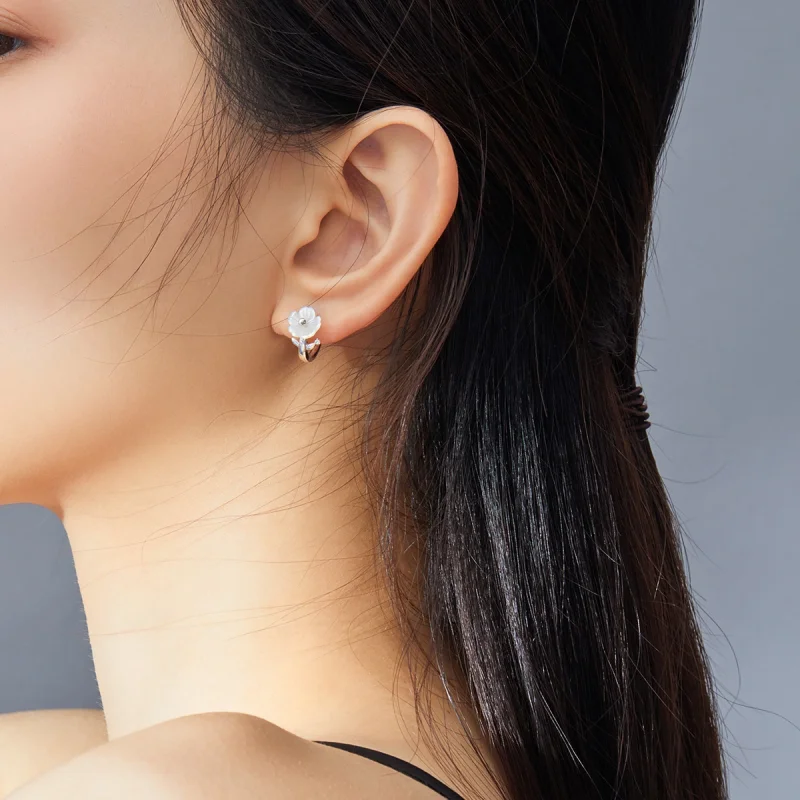 (afbeelding voor) Pandora Style Pure bloemen Oorringen - BSE321 - Bekijken 8