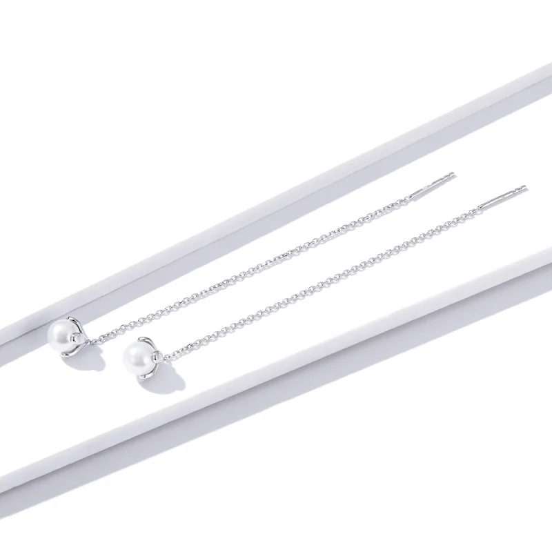 (afbeelding voor) Pandora Style Rijg pure bloemen Oorhangers - BSE373 - Bekijken 2